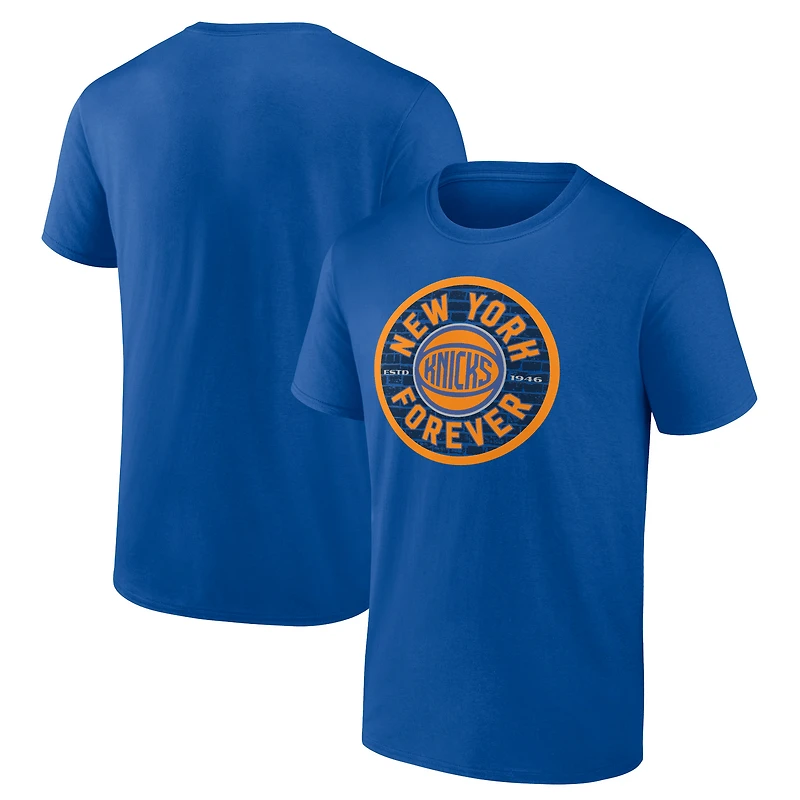 Men's Blue New York Knicks Huddle T-Shirt