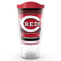 Tervis Cincinnati Reds 24oz. Hype Stripe Classic Tumbler
