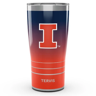 Tervis Illinois Fighting Illini 20oz. Ombre Stainless Steel Tumbler