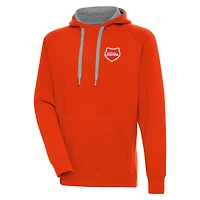 Men's Antigua  Orange Memphis Hustle Victory Pullover Hoodie