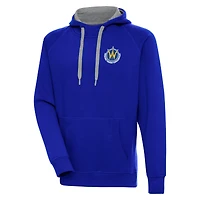 Men's Antigua  Royal Santa Cruz Warriors Victory Pullover Hoodie