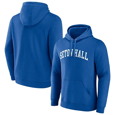 Men's Blue Seton Hall Pirates Basic Arch Pullover Hoodie