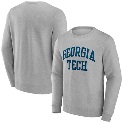 Men's Gray Georgia Tech Basic Arch Sweatshirt