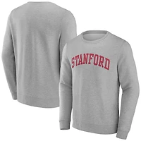 Men's Gray Stanford Cardinal Basic Arch Sweatshirt