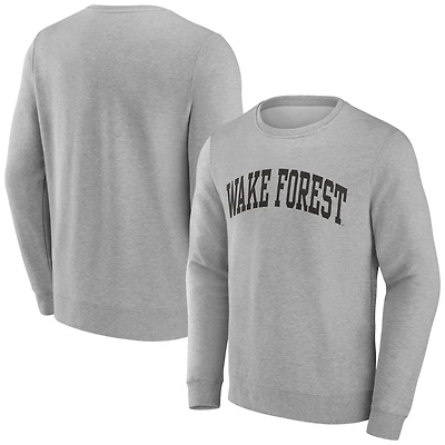 Men's Gray Wake Forest Demon Deacons Basic Arch Sweatshirt