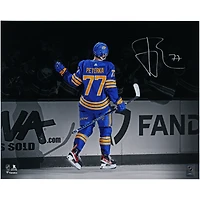 JJ Peterka Buffalo Sabres Autographed 16" x 20" 1st NHL Goal Celebration Photograph