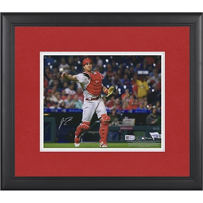 J.T. Realmuto Philadelphia Phillies Autographed Framed 8" x 10" Catching Photograph
