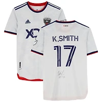 Kimarni Smith D.C. United Autographed Match-Used #17 White Jersey from the 2022 MLS Season