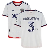 Chris Odoi-Atsem D.C. United Autographed Match-Used #3 White Jersey from the 2022 MLS Season