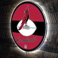 Arizona Cardinals 23" LED Retro Logo Round Wall Sign