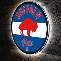 Buffalo Bills 23" LED Retro Logo Round Wall Sign