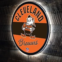 Cleveland Browns 23" LED Retro Logo Round Wall Sign