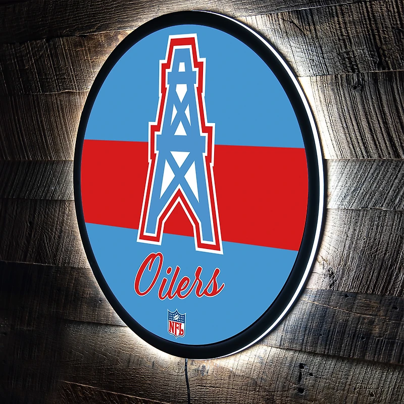 Tennessee Titans 23" LED Retro Logo Round Wall Sign