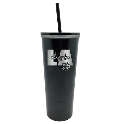 LA Clippers 24oz. Onyx Skinny Tumbler