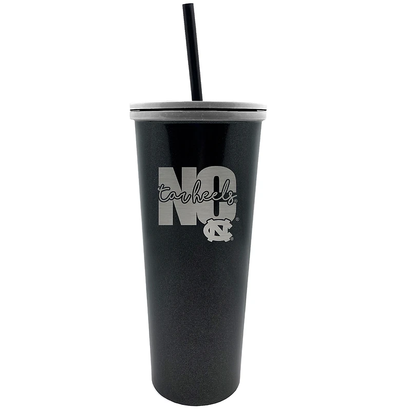 North Carolina Tar Heels 24oz. Onyx Skinny Tumbler
