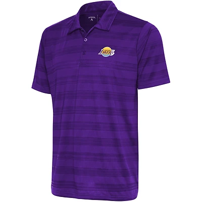 Men's Antigua  Purple South Bay Lakers Compass Polo