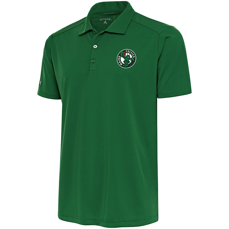 Men's Antigua Forest Green Maine Celtics Tribute Polo