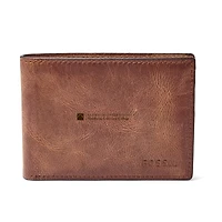 NLC Nighthawks Fossil Leather Derrick Front Pocket Bifold Wallet