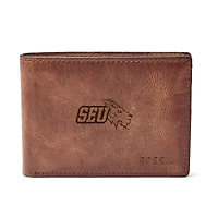 St. Edwards Hilltoppers Fossil Leather Derrick Front Pocket Bifold Wallet