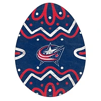 Columbus Blue Jackets 12" Easter Egg Cutout Sign
