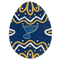 St. Louis Blues 12" Easter Egg Cutout Sign