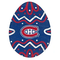 Montreal Canadiens 12" Easter Egg Cutout Sign