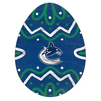 Vancouver Canucks 12" Easter Egg Cutout Sign