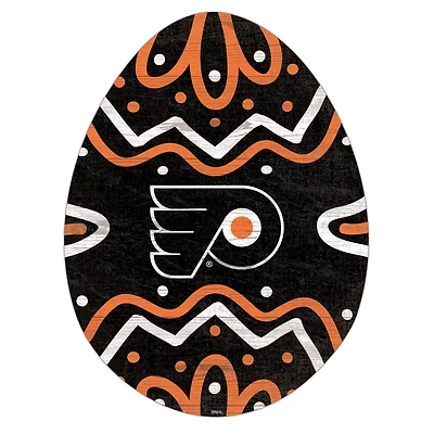 Philadelphia Flyers 12" Easter Egg Cutout Sign