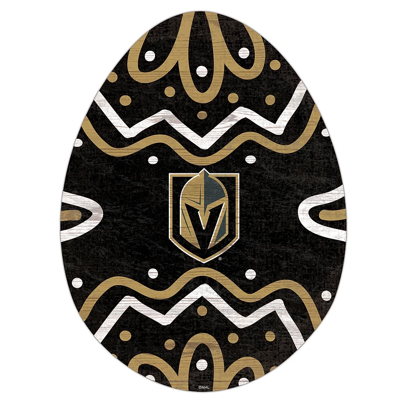 Vegas Golden Knights 12" Easter Egg Cutout Sign