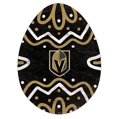 Vegas Golden Knights 12" Easter Egg Cutout Sign