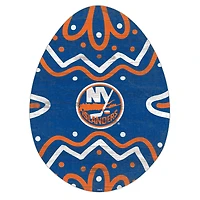 New York Islanders 12" Easter Egg Cutout Sign