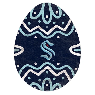 Seattle Kraken 12" Easter Egg Cutout Sign