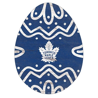 Toronto Maple Leafs 12" Easter Egg Cutout Sign