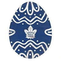Toronto Maple Leafs 12" Easter Egg Cutout Sign