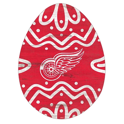 Detroit Red Wings 12" Easter Egg Cutout Sign