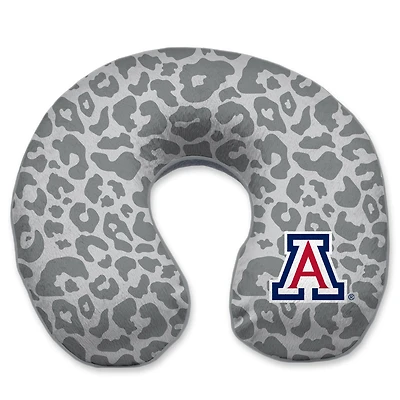Arizona Wildcats Cheetah Print Memory Foam Travel Pillow