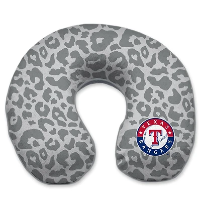 Texas Rangers Cheetah Print Memory Foam Travel Pillow