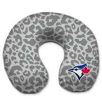 Toronto Blue Jays Cheetah Print Memory Foam Travel Pillow