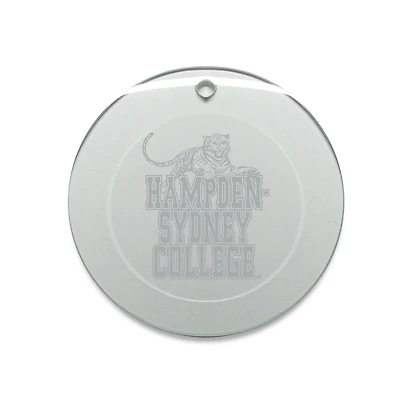 Hampden-Sydney College Tigers 3'' Round Glass Ornament