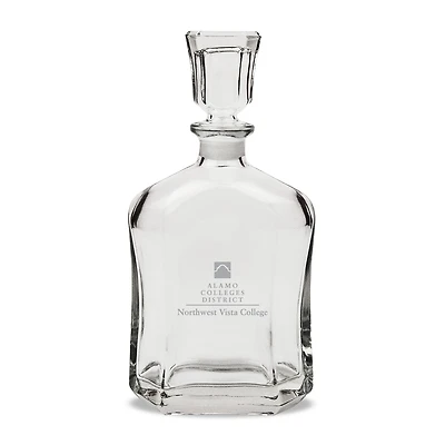 NVC Wildcats 23.75oz. Crystal Whiskey Decanter