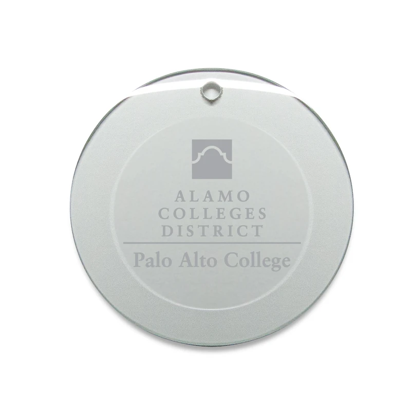 PAC Palominos 3'' Round Glass Ornament