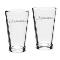 Kaskaskia College Blue Devils Two-Piece 16oz. Classic Pub Glass Set
