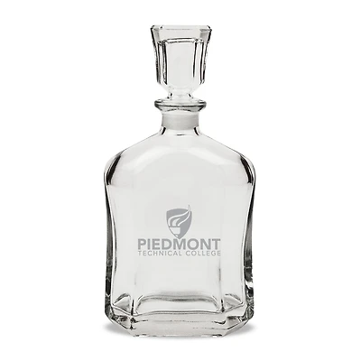 Piedmont Technical College 23.75oz. Crystal Whiskey Decanter