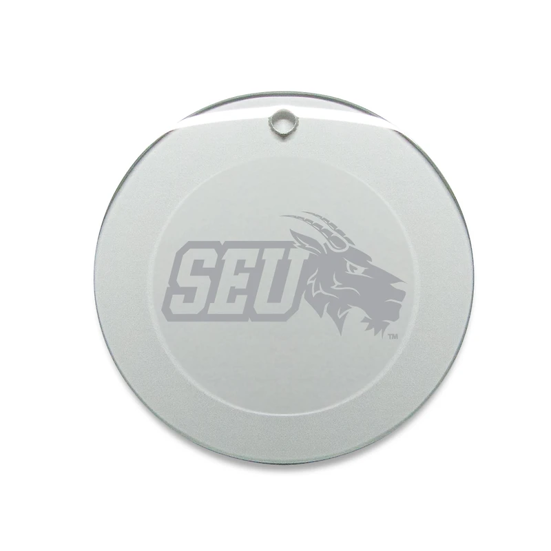 St. Edwards Hilltoppers 3'' Round Glass Ornament