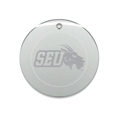 St. Edwards Hilltoppers 3'' Round Glass Ornament