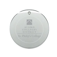 SPC Tigers 3'' Round Glass Ornament