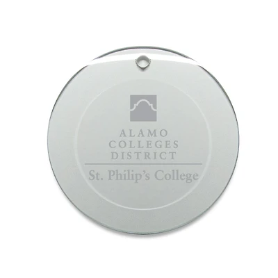 SPC Tigers 3'' Round Glass Ornament