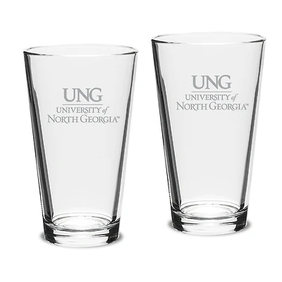 North Georgia Nighthawks Two-Piece 16oz. Classic Pub Glass Set