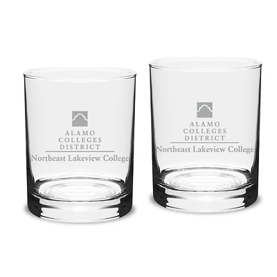 NLC Nighthawks 14oz. Classic Double Old Fashion Glass Set
