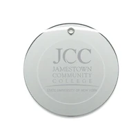 SUNY Jamestown Community College 3'' Round Glass Ornament